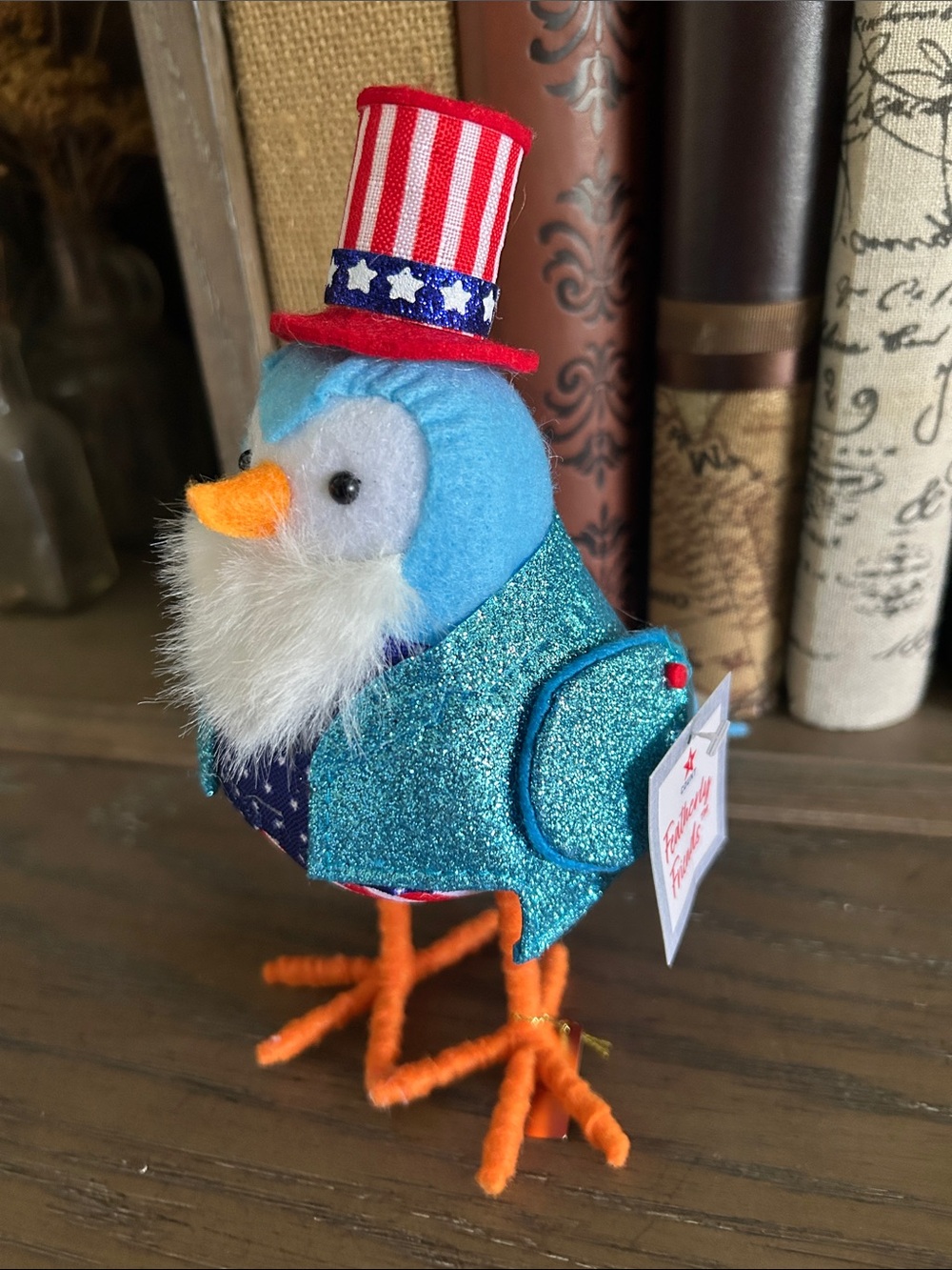 Featherly Friends Uncle Sam Bird